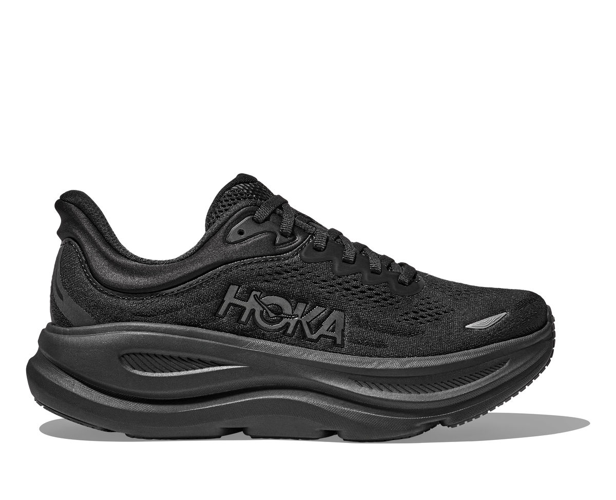Hoka Bondi 9 Womens Running Shoes Black