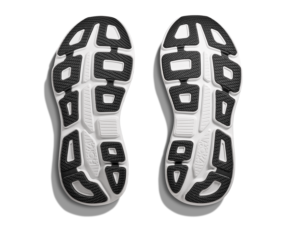 Hoka Bondi 9 Womens Running Shoes Black White