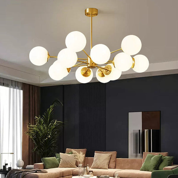 Brass Crystal Chandelier | Elegant Lighting Fixture 8