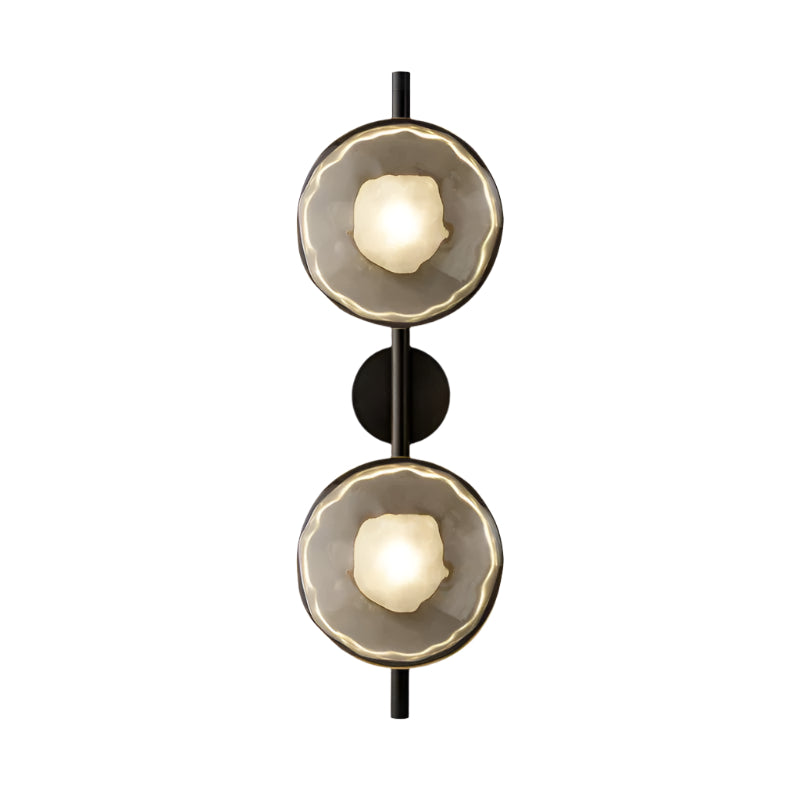 Ceto Glass Wall Light | Nordic Round Sconce for Ambient Illumination ...