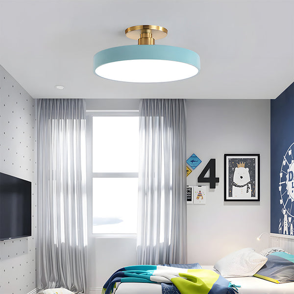 Modern Circular LED Ceiling Light | Flush Mount Fixture 9